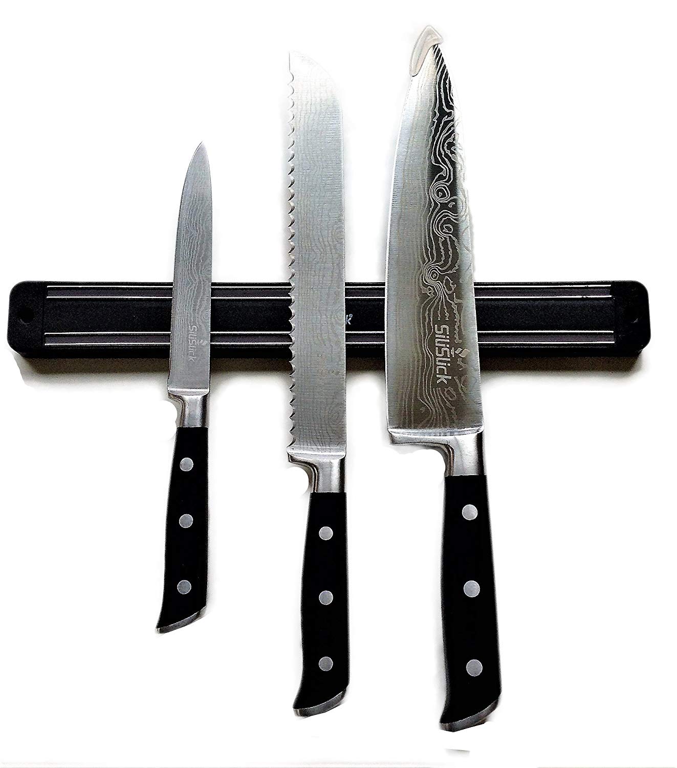 Magnetic Knife/Tool Rack - 3 Black