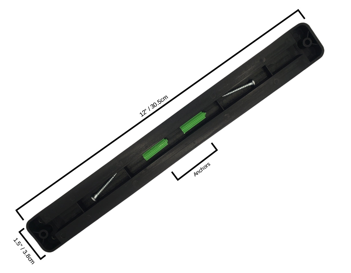 Magnetic Knife/Tool Rack - 2 Black