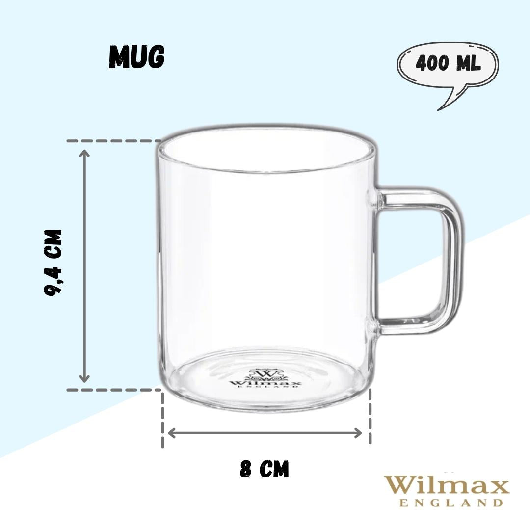 Thermo Glass Mug 13 Oz